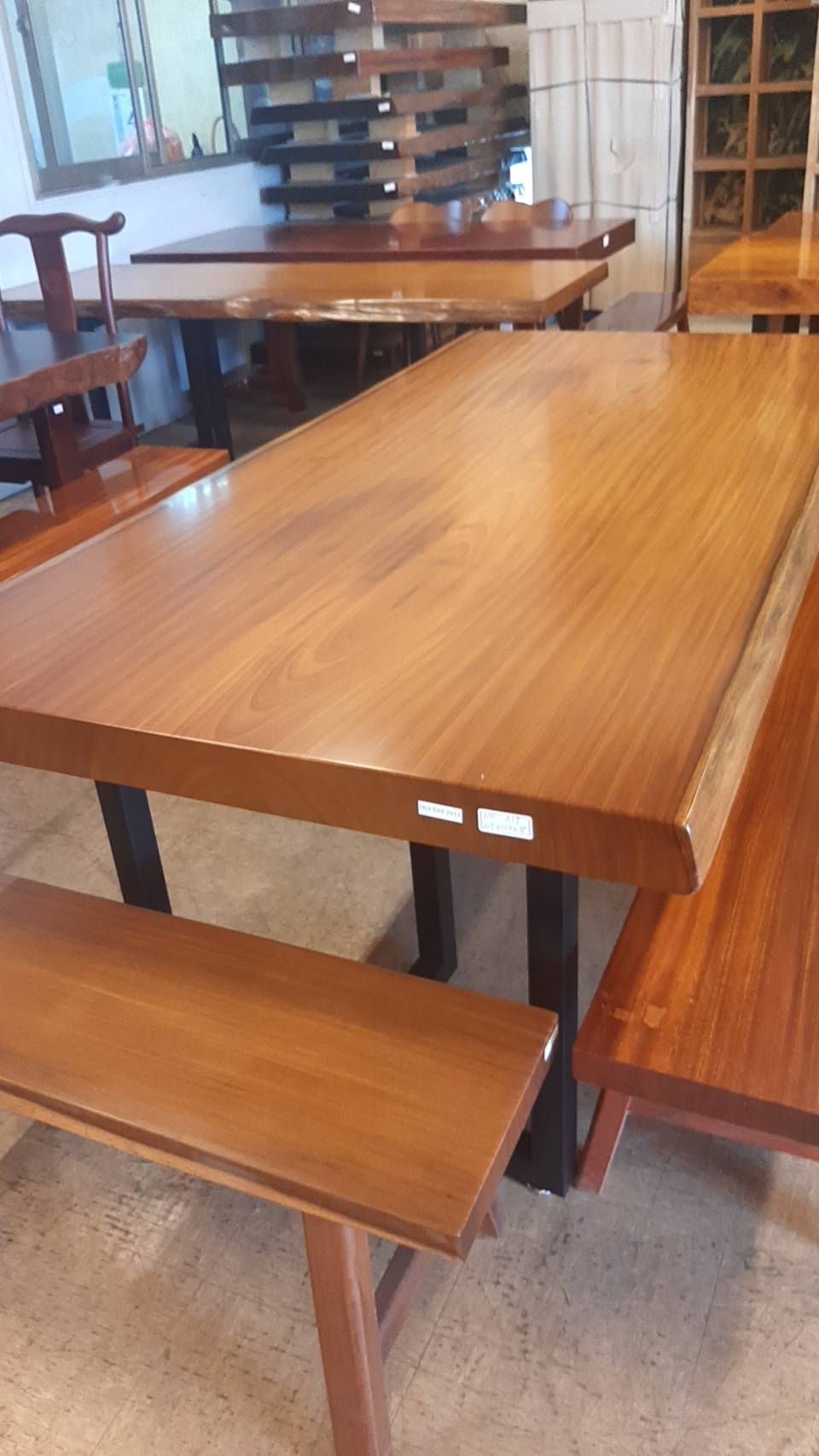 柚木大板桌